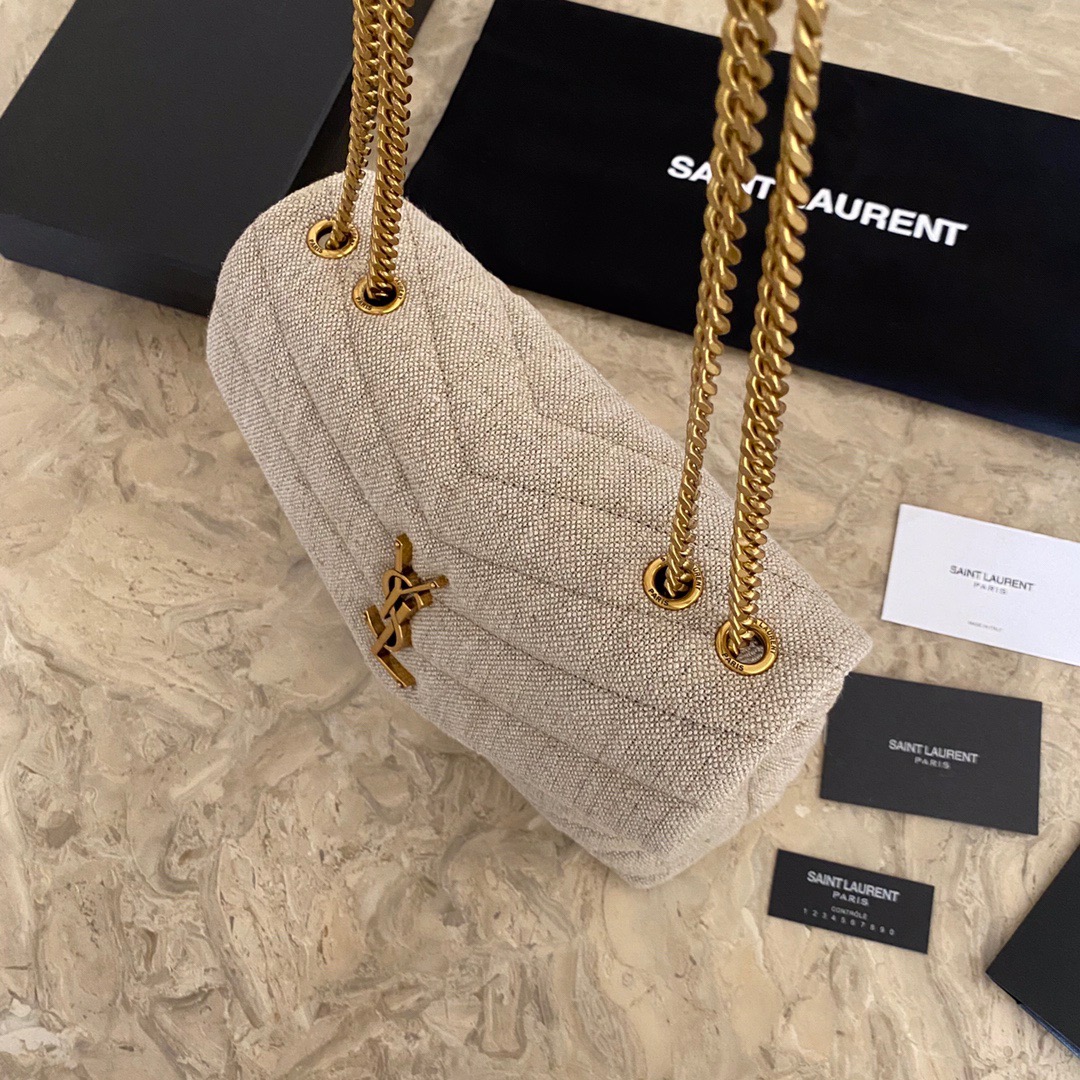 494699 LOULOU SMALL IN MATELASSÉ “Y”, YSL SAINT LAURENT
