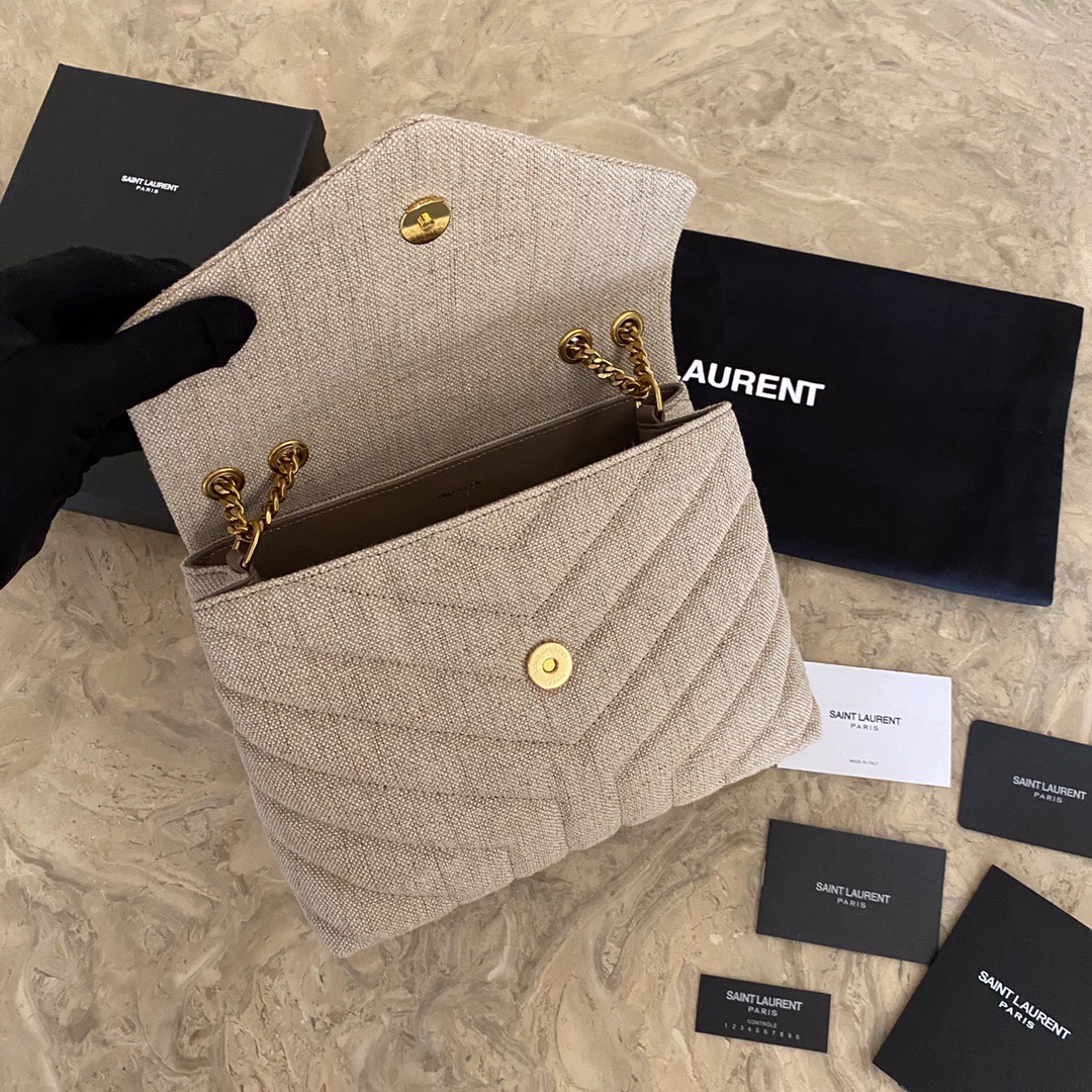 494699 LOULOU SMALL IN MATELASSÉ “Y”, YSL SAINT LAURENT