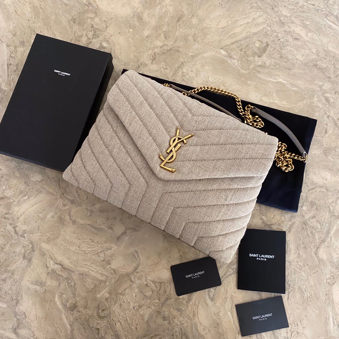 487216 LOULOU MEDIUM IN MATELASSÉ “Y”, YSL SAINT LAURENT