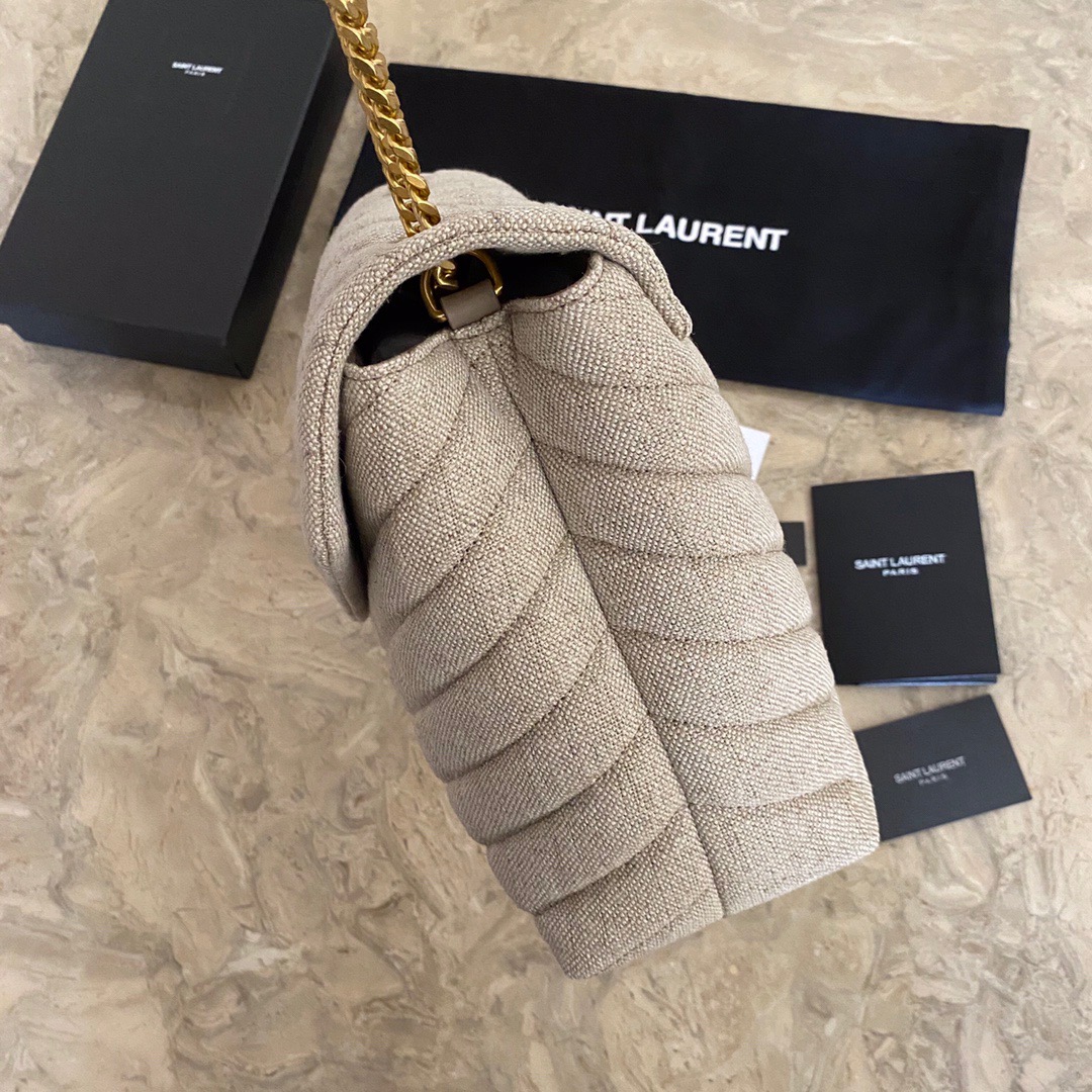 487216 LOULOU MEDIUM IN MATELASSÉ “Y”, YSL SAINT LAURENT