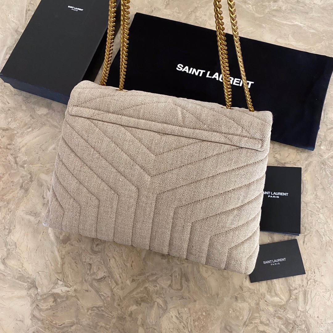 487216 LOULOU MEDIUM IN MATELASSÉ “Y”, YSL SAINT LAURENT