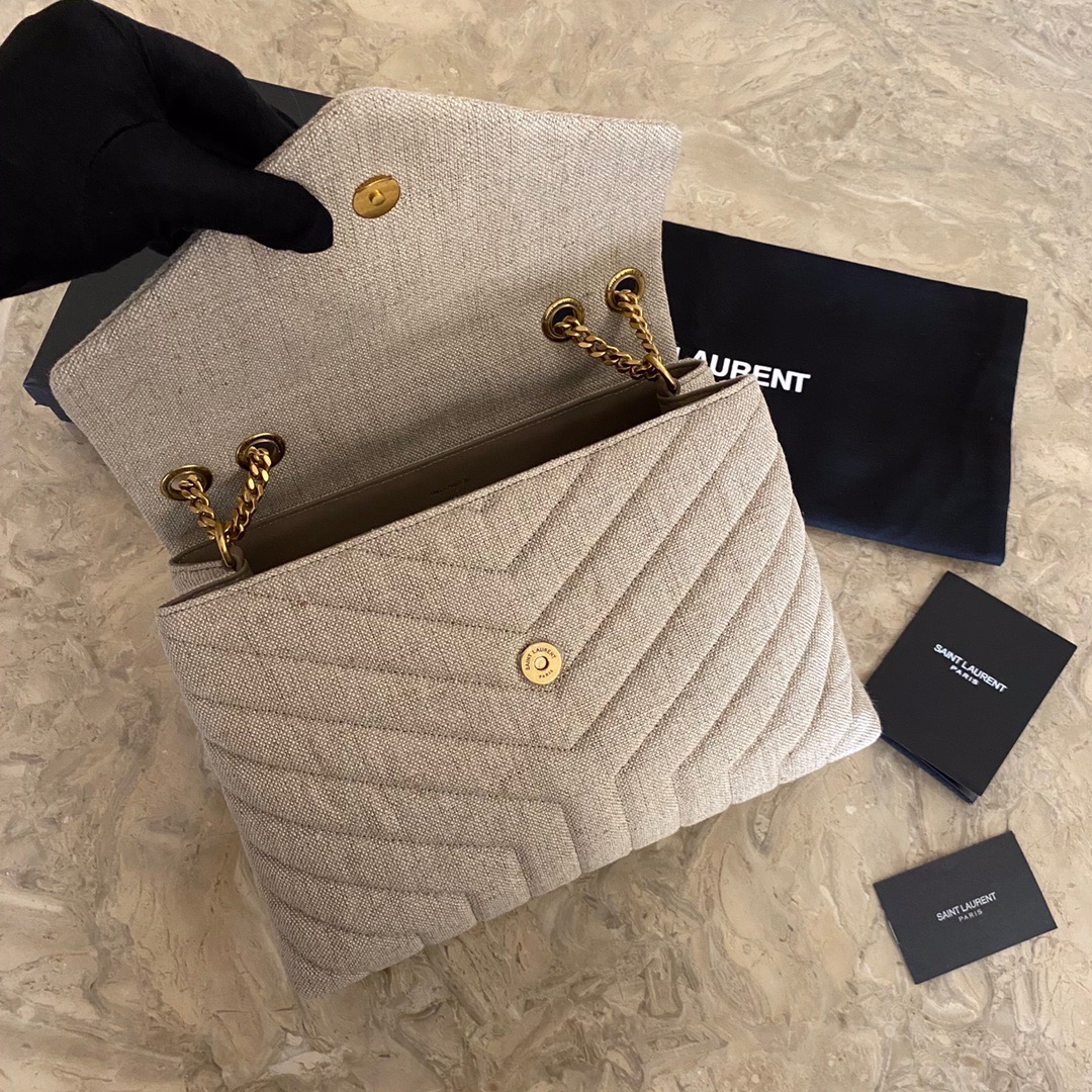 487216 LOULOU MEDIUM IN MATELASSÉ “Y”, YSL SAINT LAURENT