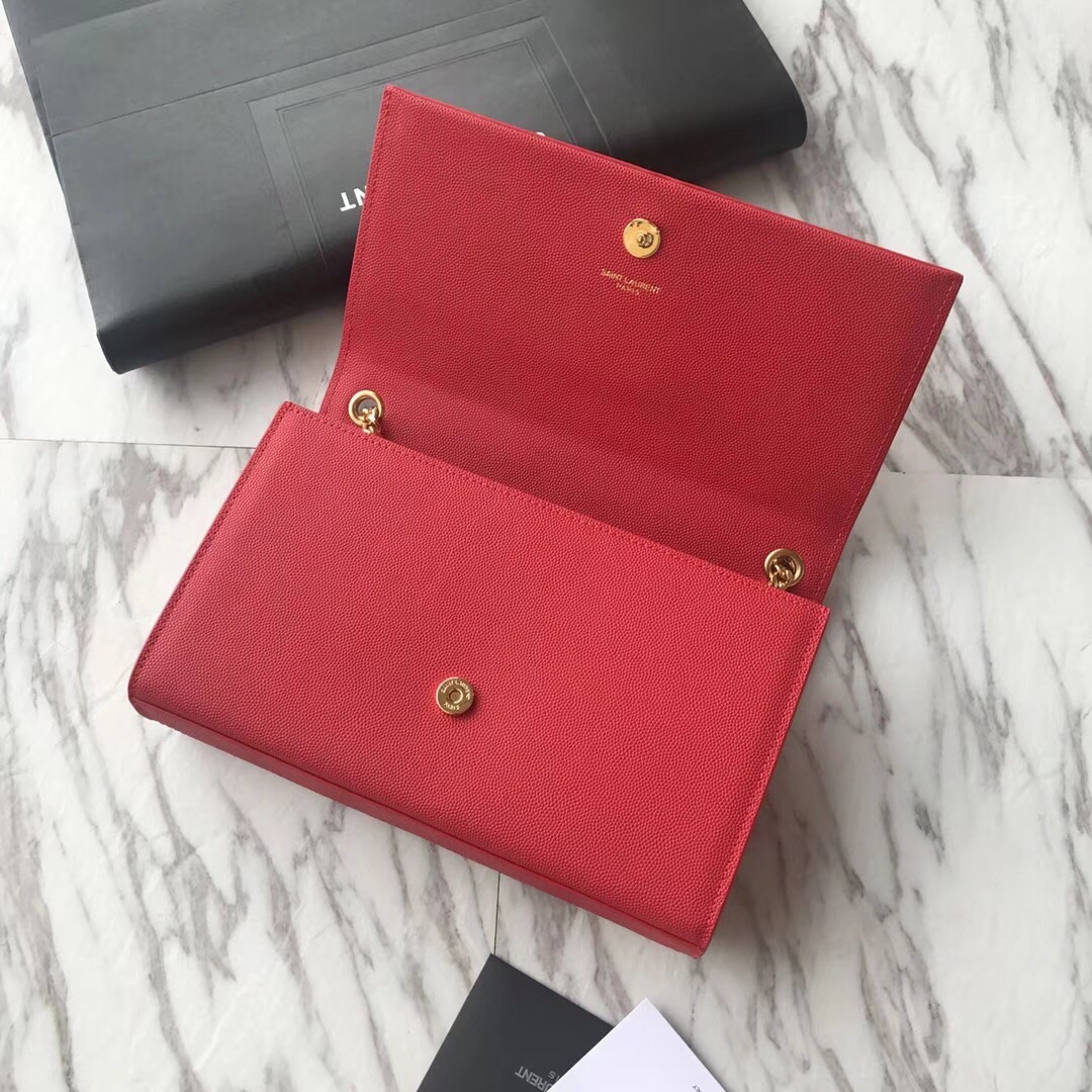 354119 KATE MEDIUM WITH TASSEL IN GRAIN DE POUDRE EMBOSSED LEATHER, Yves Saint Laurent YSL