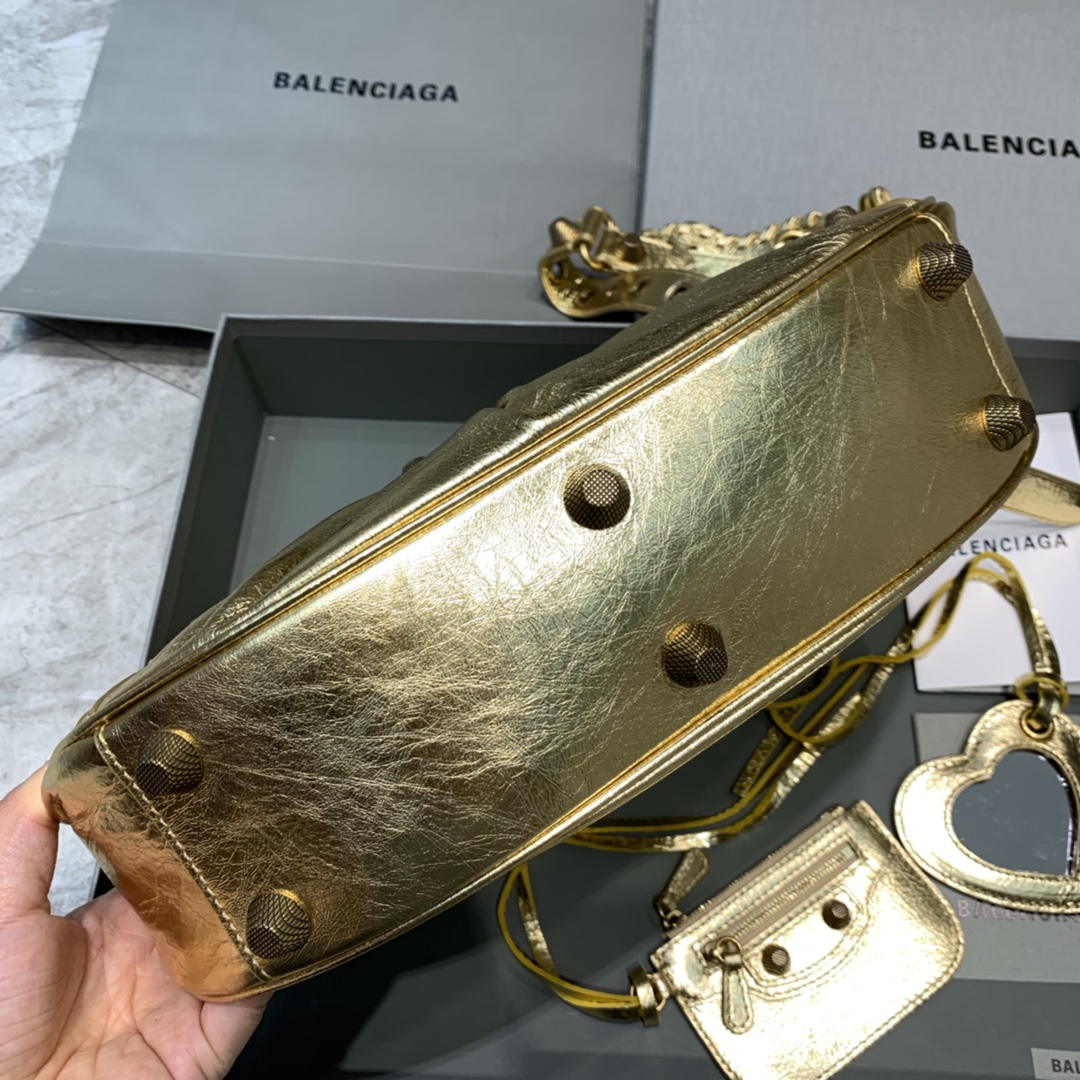 WOMEN'S LE CAGOLE SMALL SHOULDER BAG, BALENCIAGA HANDBAG