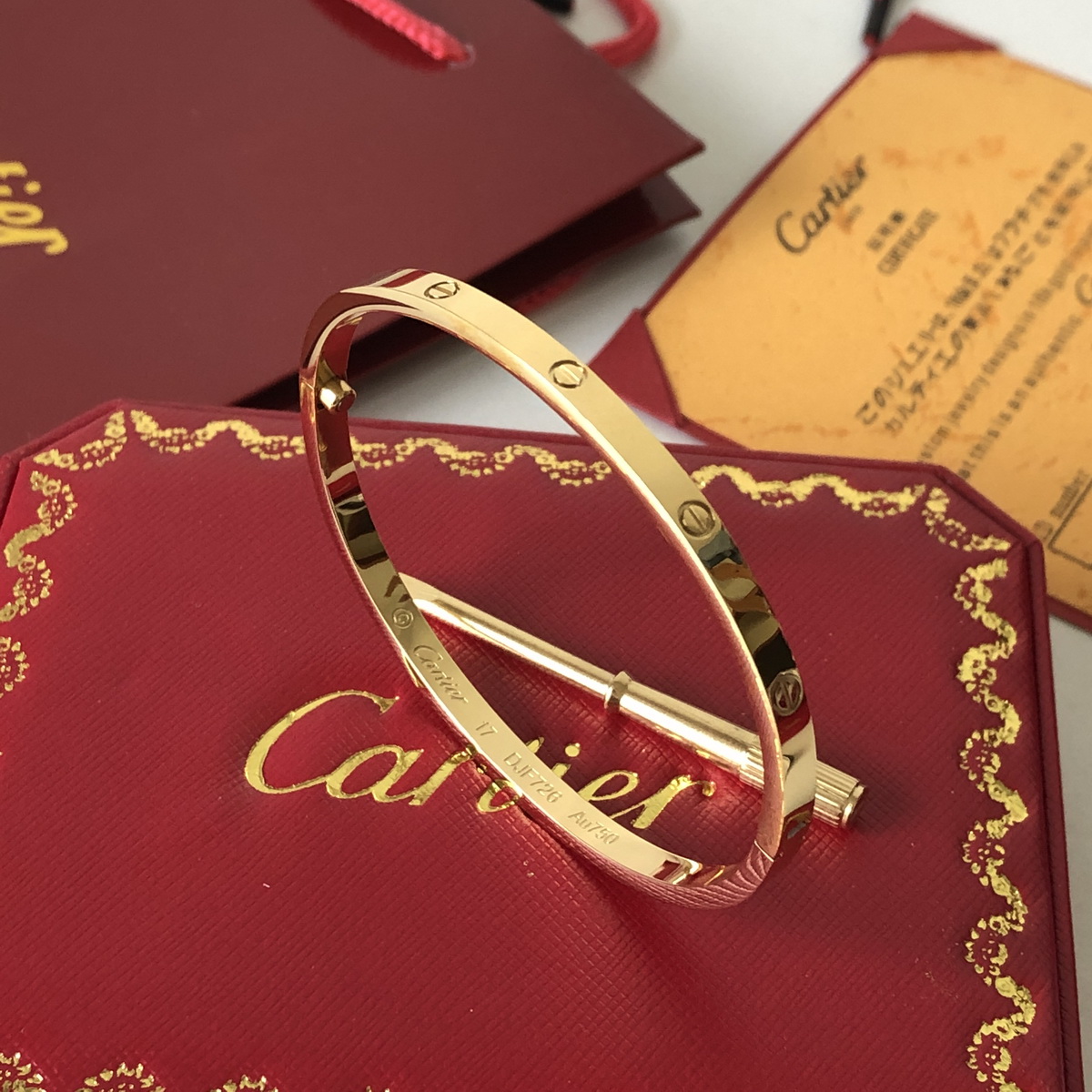 thin-style, Cartier Bracelets & Bangles, stainless steal