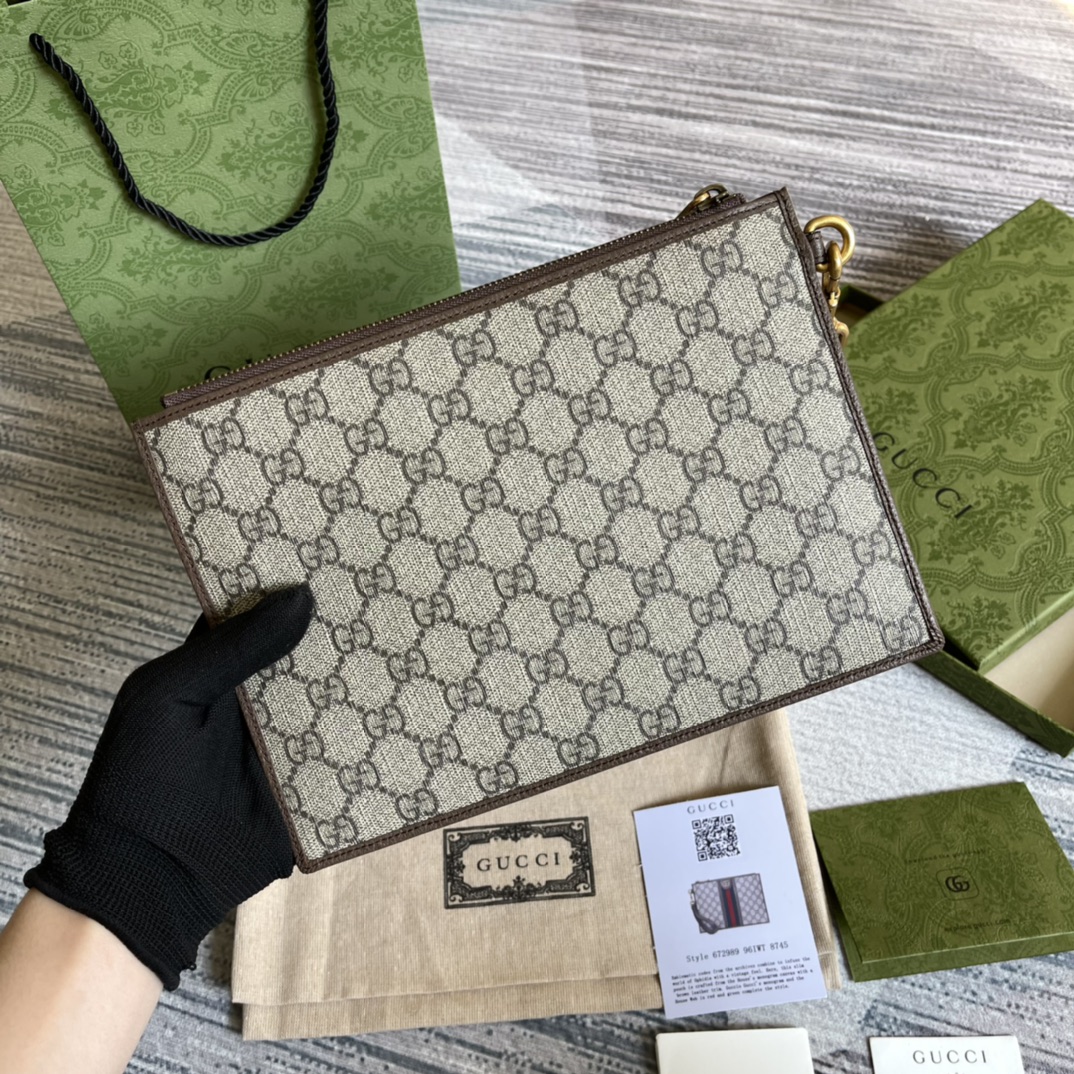 672989 Ophidia pouch with Web, gucci Pouches for Women
