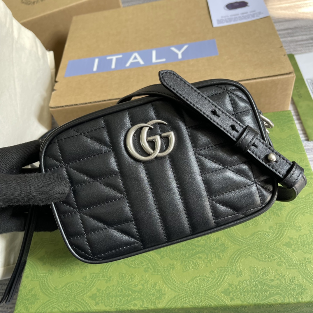 634936 GG Marmont mini shoulder bag, gucci Crossbody Bags
