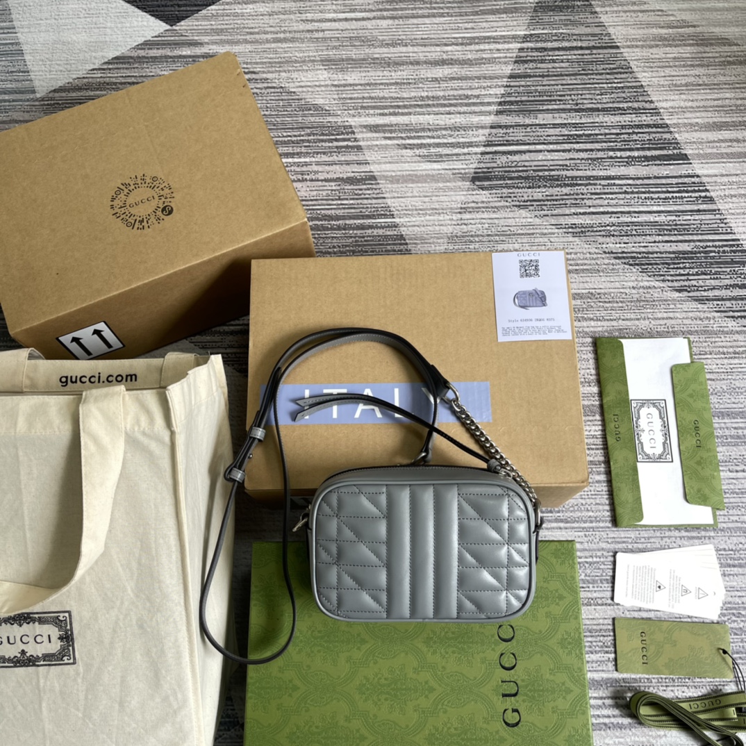 634936 GG Marmont mini shoulder bag, gucci Crossbody Bags