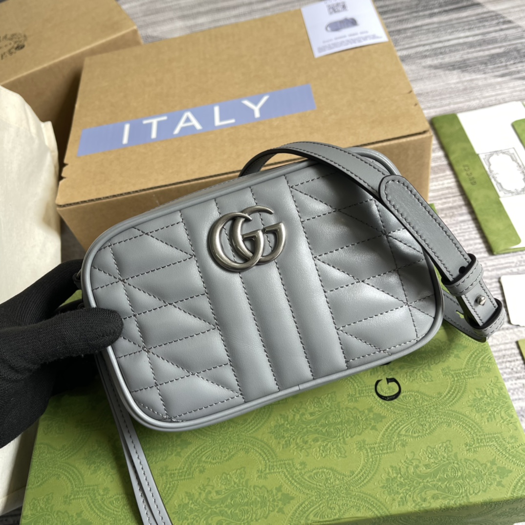 634936 GG Marmont mini shoulder bag, gucci Crossbody Bags