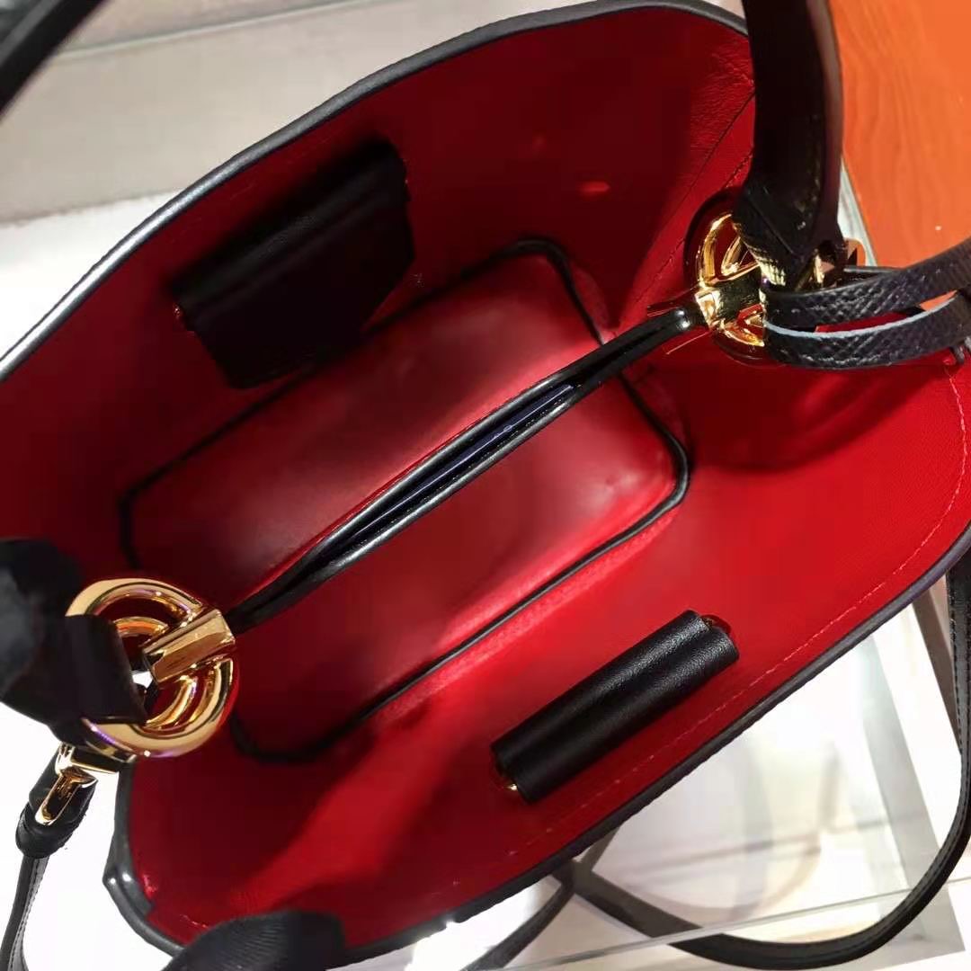 Small Saffiano Leather Prada Panier Bag 1BA217
