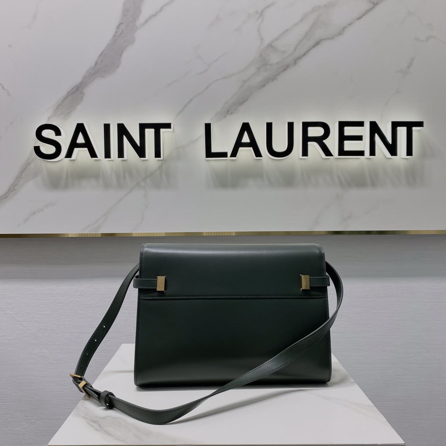 579271 MANHATTAN SHOULDER BAG IN BOX SAINT LAURENT LEATHER, Yves Saint Laurent YSL