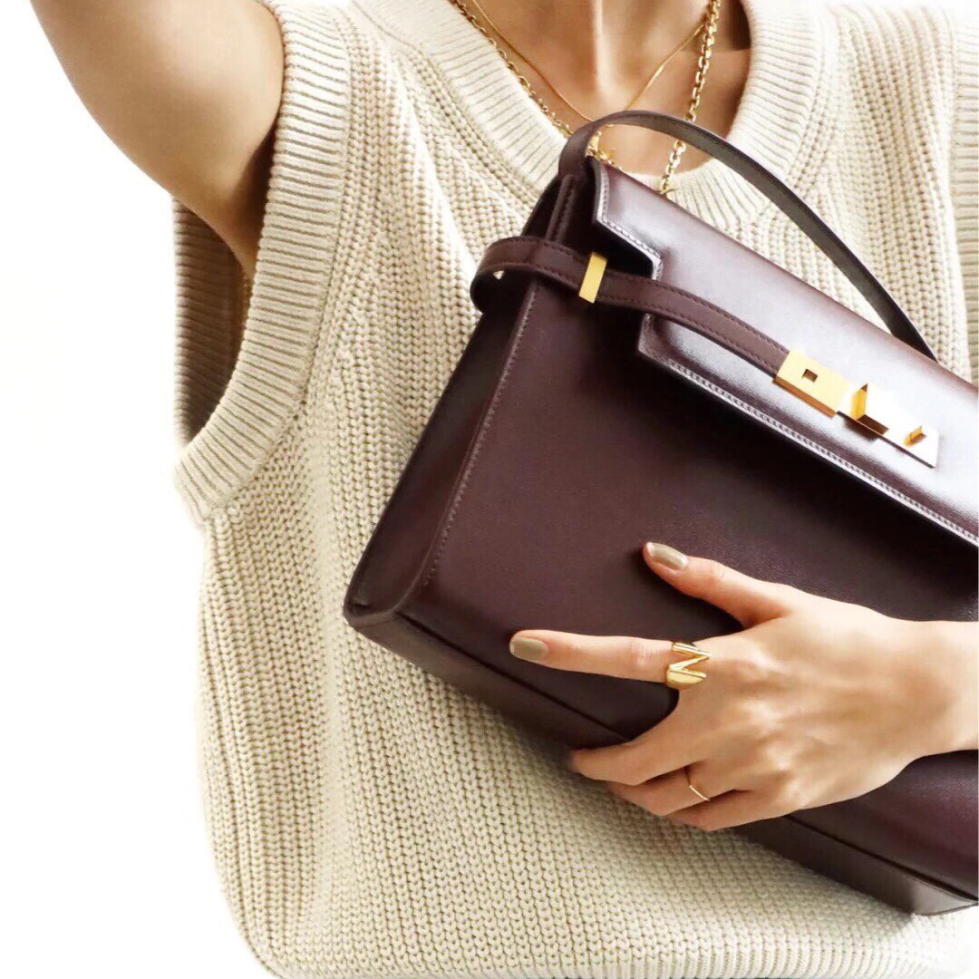 579271 MANHATTAN SHOULDER BAG IN BOX SAINT LAURENT LEATHER, Yves Saint Laurent YSL
