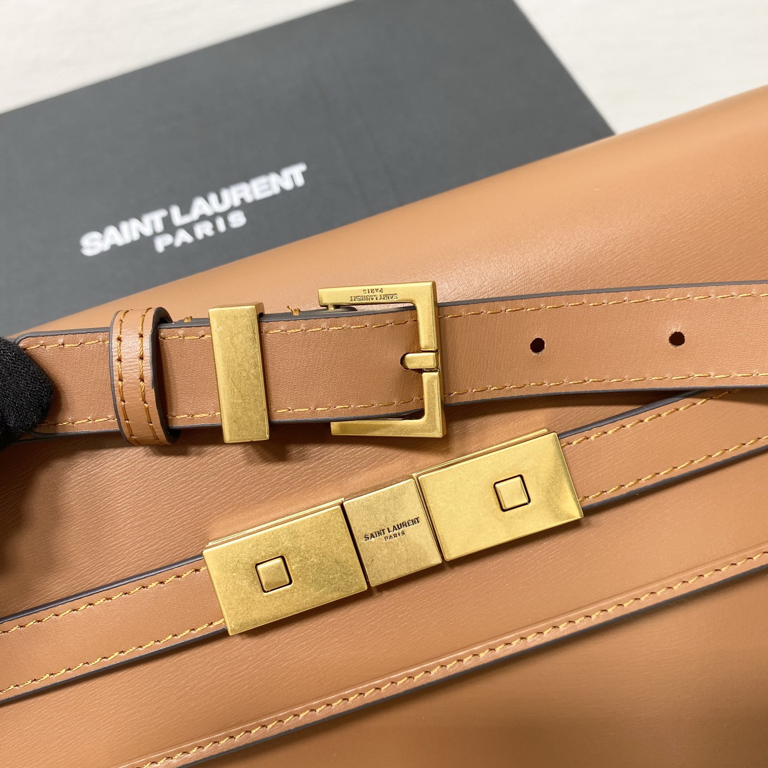 579271 MANHATTAN SHOULDER BAG IN BOX SAINT LAURENT LEATHER, Yves Saint Laurent YSL