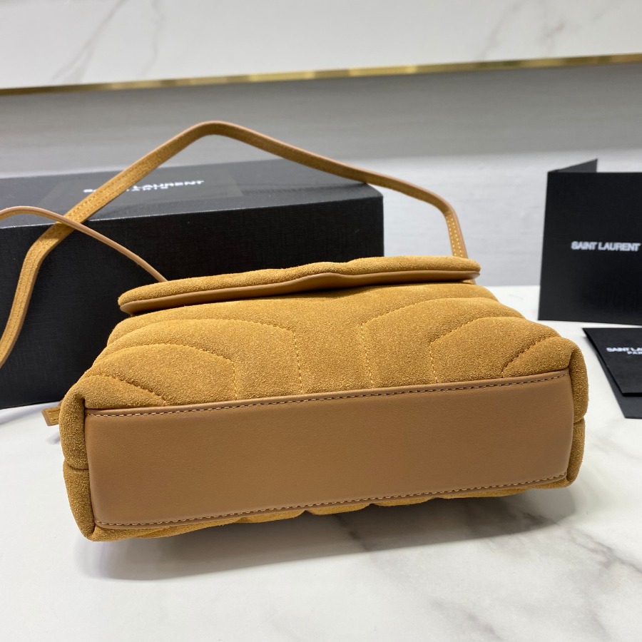 574946 LOULOU TOY BAG IN MATELASSÉ "Y" LEATHER, MONOGRAM SAINT LAURENT BAG