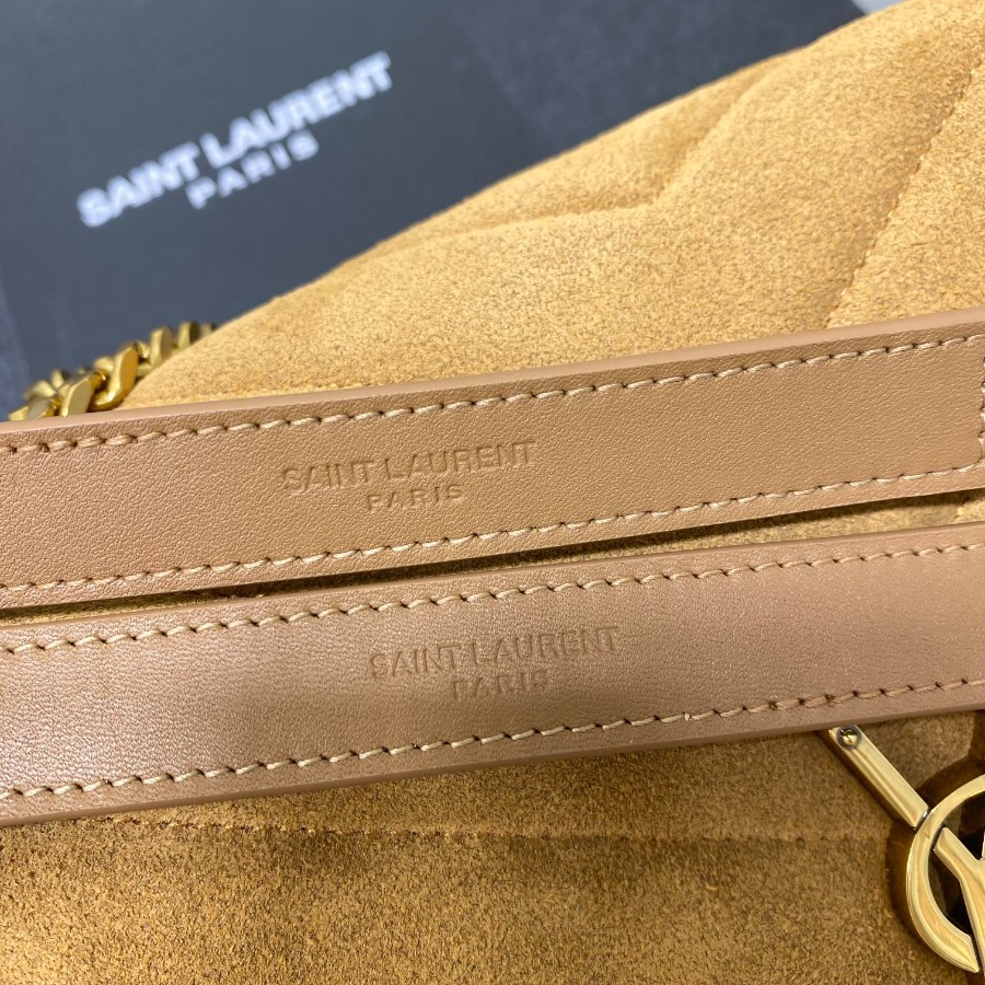 487216, LOULOU MEDIUM BAG IN Y-QUILTED SUEDE, YSL Saint Laurent