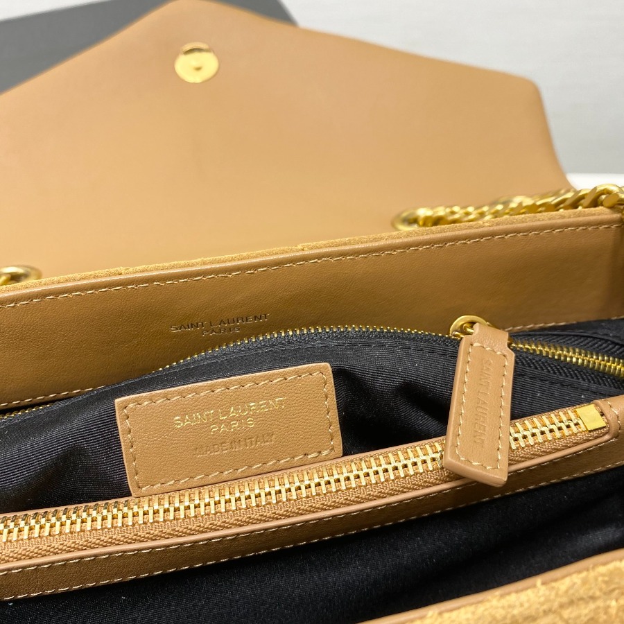 487216, LOULOU MEDIUM BAG IN Y-QUILTED SUEDE, YSL Saint Laurent