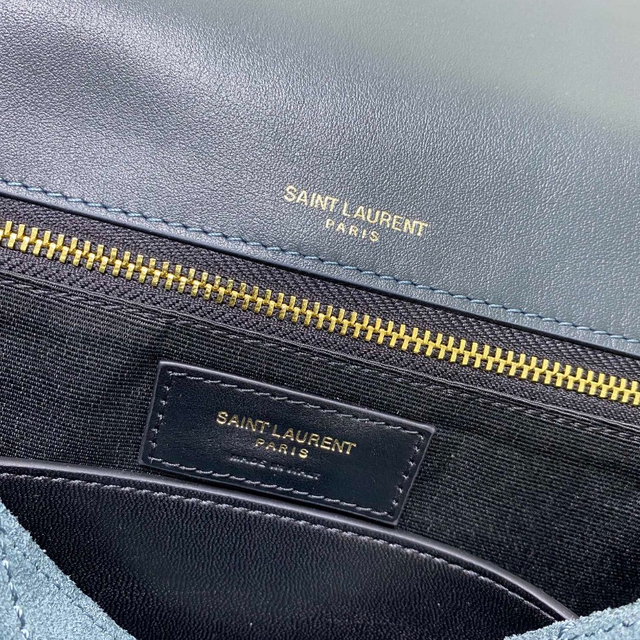633158 NIKI MEDIUM IN QUILTED SUEDE AND SMOOTH LEATHER, YSL Saint Laurent