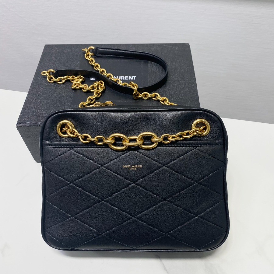 LE MAILLON SMALL CHAIN BAG IN QUILTED LAMBSKIN, YSL Saint Laurent