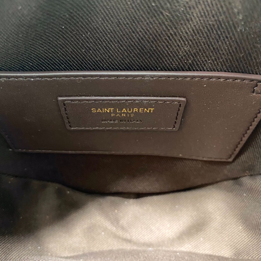 LE MONOGRAMME CŒUR BAG IN CANVAS AND SMOOTH LEATHER, YSL Saint Laurent