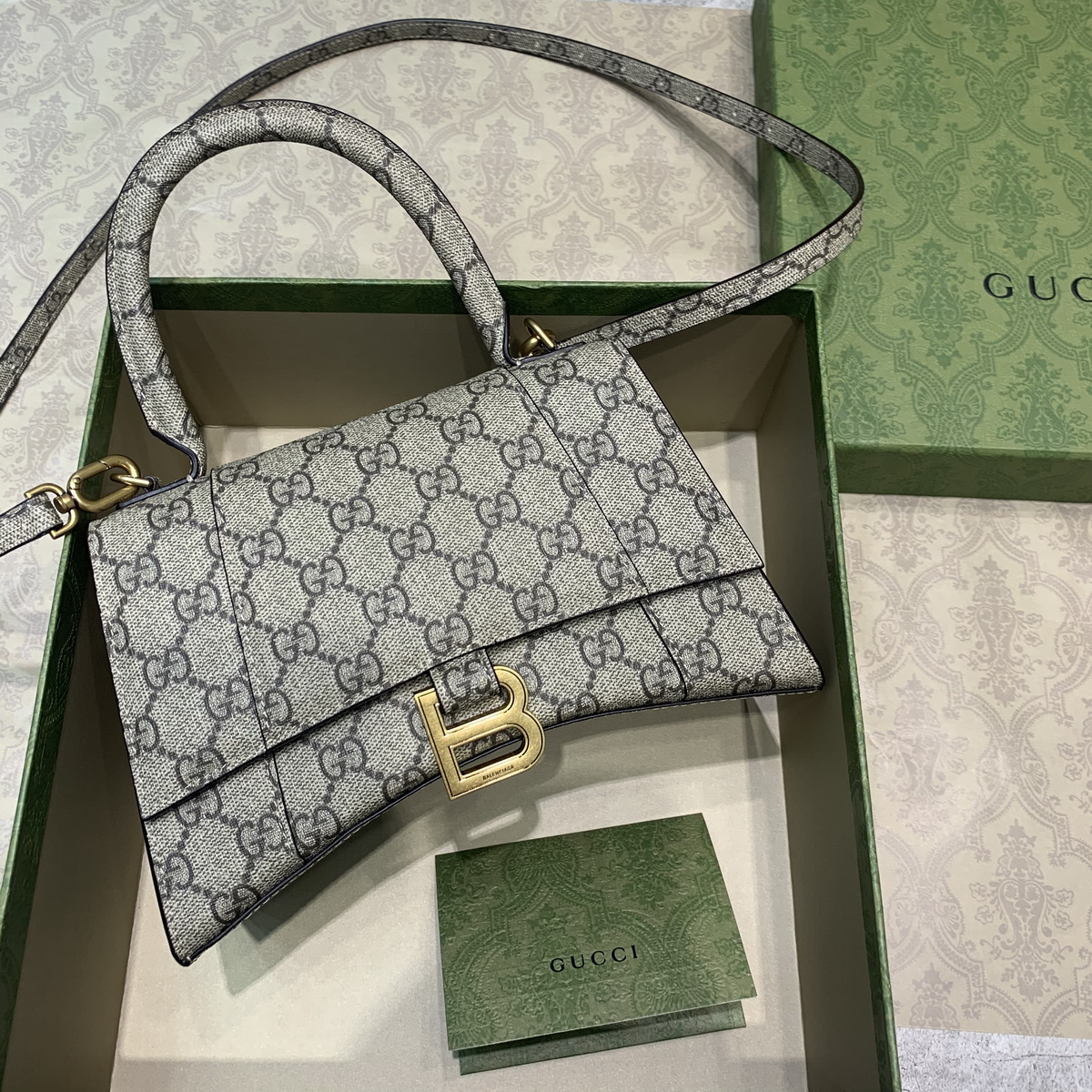 HOURGLASS SMALL TOP HANDLE BAG, Balenciaga Bag