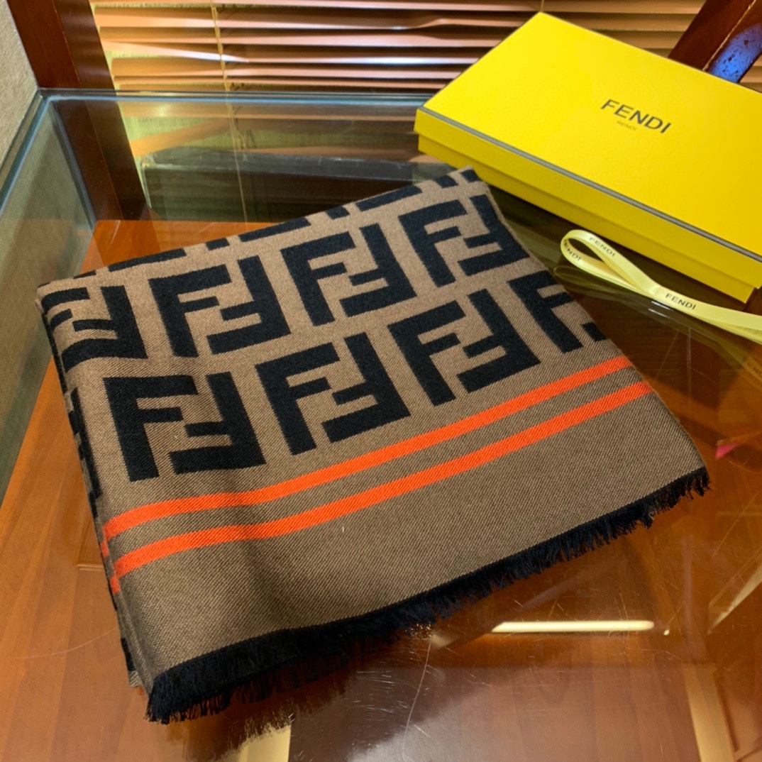 Fendi Ponchos, 95% Wool, 5% Silk