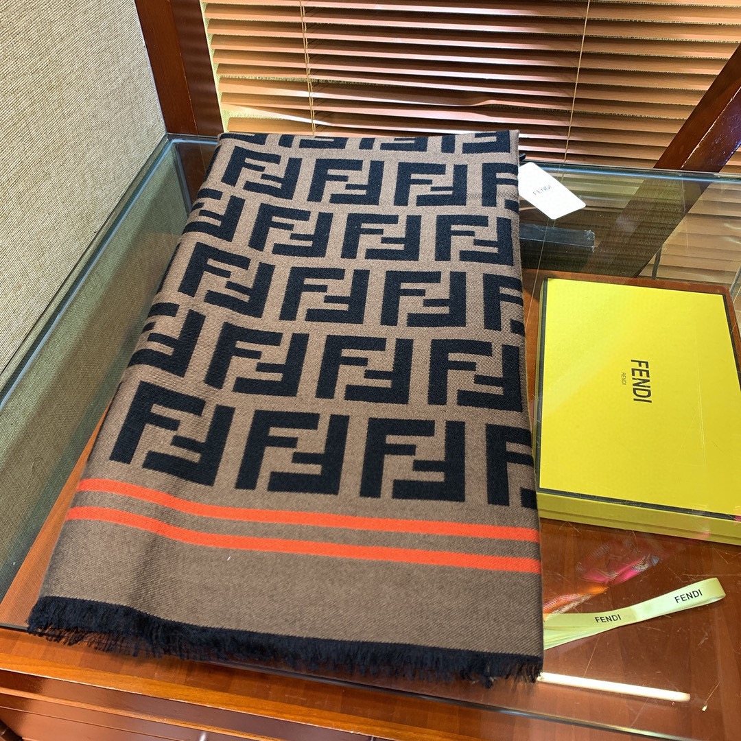 Fendi Ponchos, 95% Wool, 5% Silk