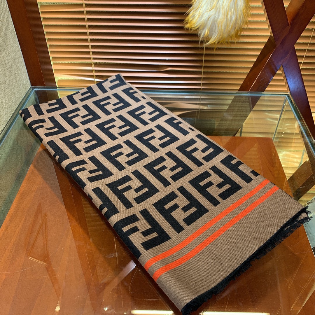 Fendi Ponchos, 95% Wool, 5% Silk