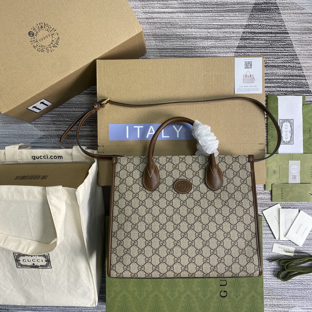 659983  Gucci Les Pommes small tote