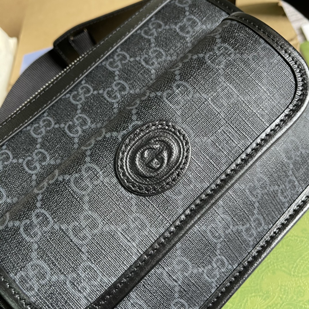 674164 Messenger bag with Interlocking G, gucci Bags for Men