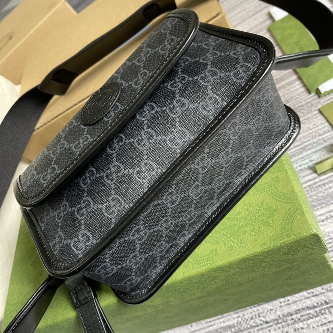 674164 Messenger bag with Interlocking G, gucci Bags for Men