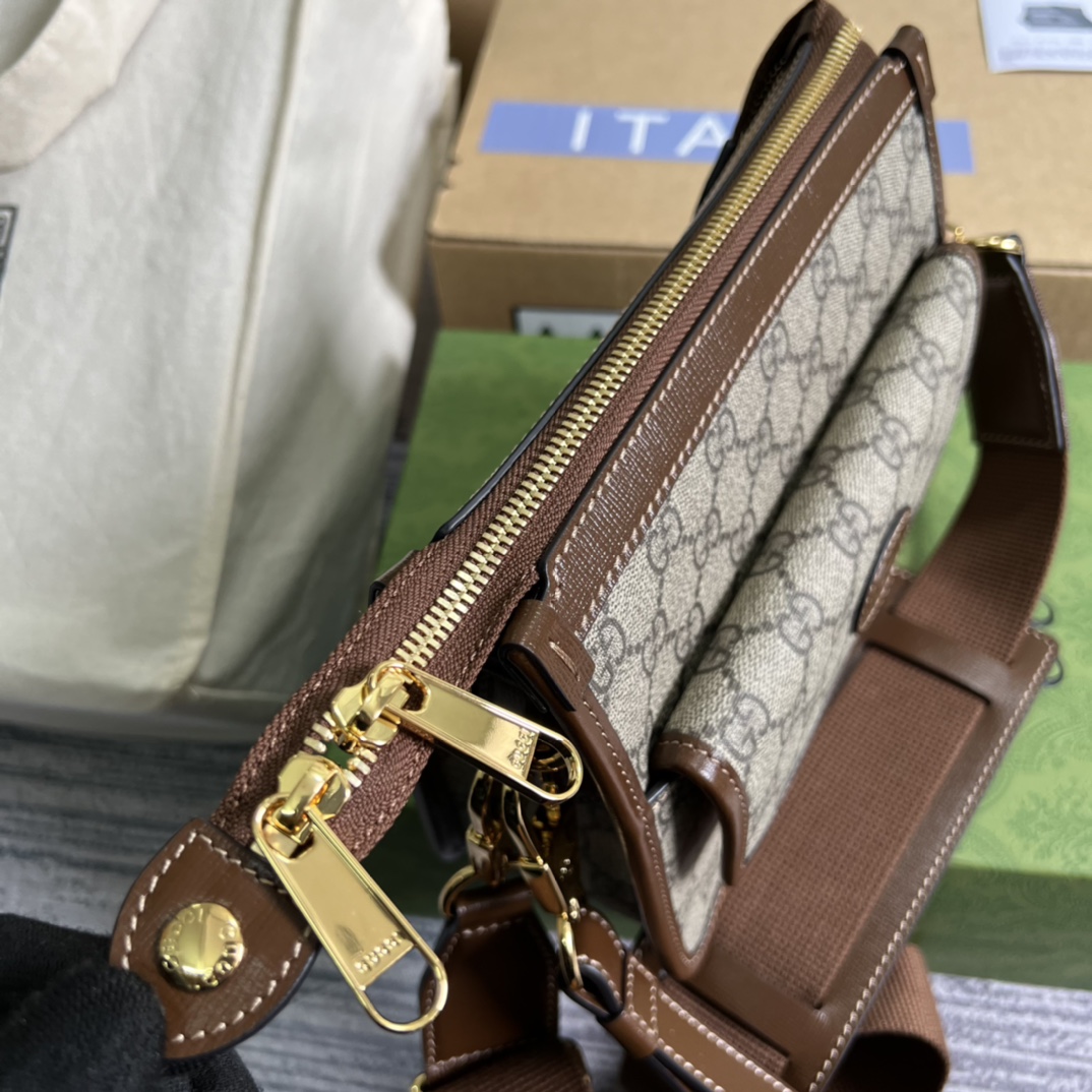 674164 Messenger bag with Interlocking G, gucci Bags for Men