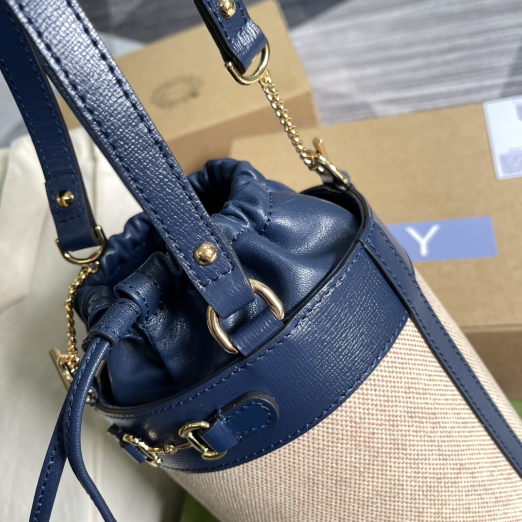 637115  Gucci Horsebit 1955 small bucket bag, gucci