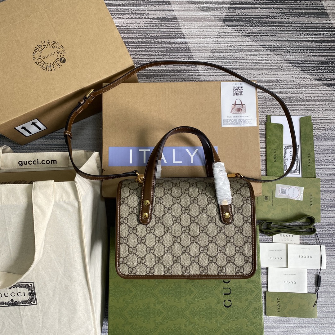 ‎645453 Gucci Horsebit 1955 mini top handle bag, GUCCI BAG