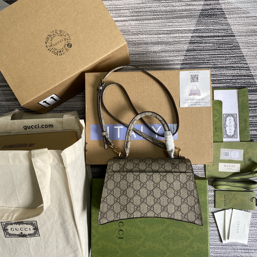 HOURGLASS SMALL TOP HANDLE BAG, Balenciaga X Gucci Bag