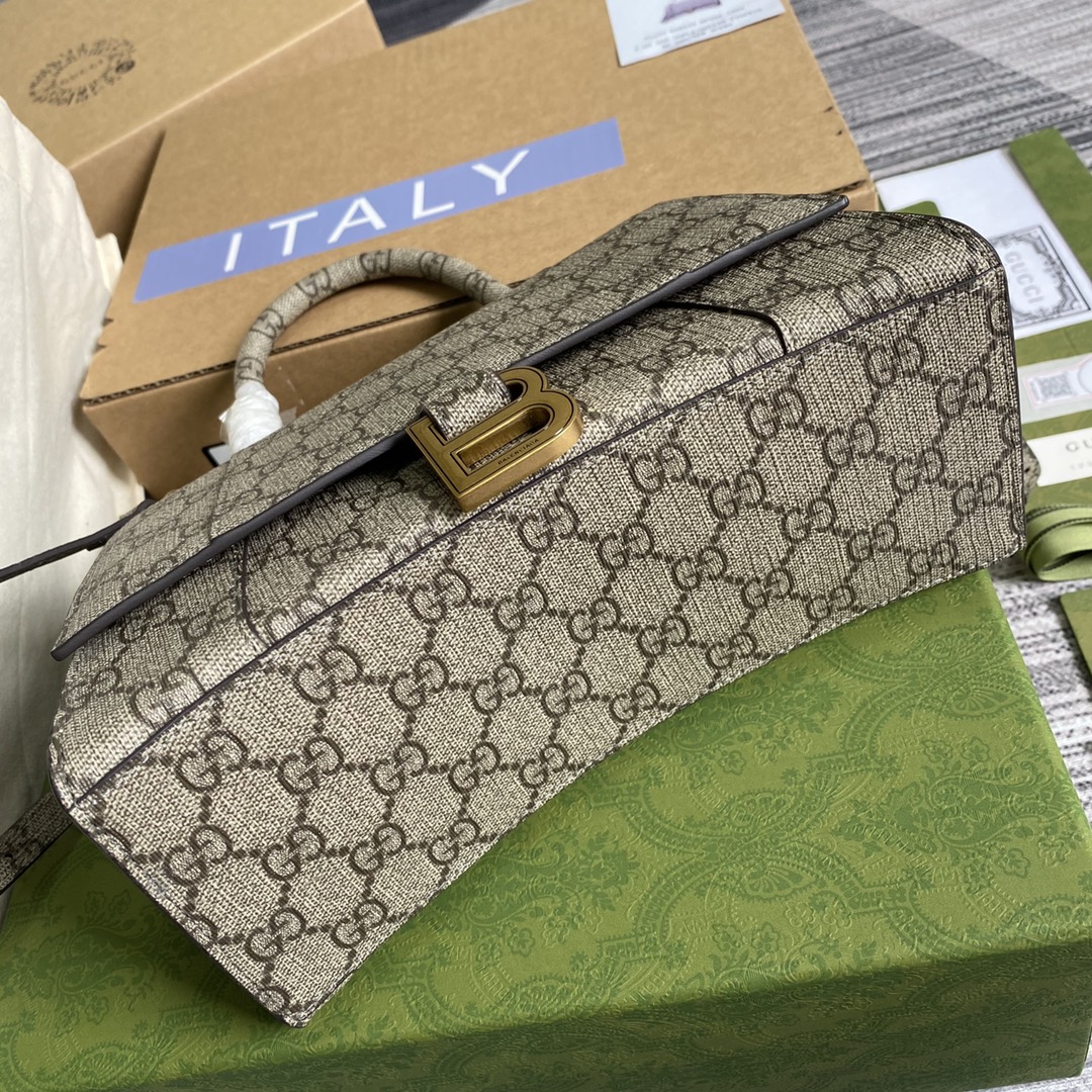 HOURGLASS SMALL TOP HANDLE BAG, Balenciaga X Gucci Bag