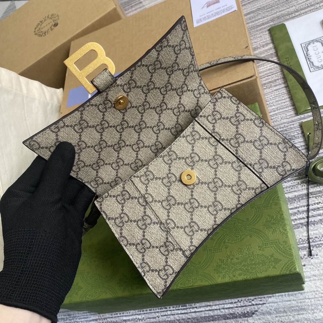HOURGLASS XS TOP HANDLE BAG, Balenciaga X Gucci Bag