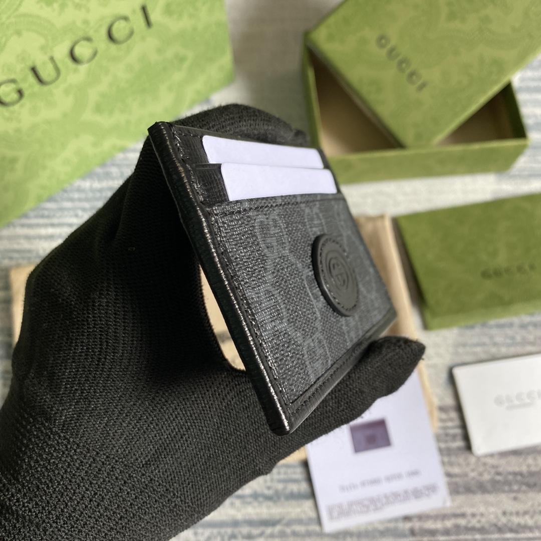 673002  Card case with Interlocking G, Gucci