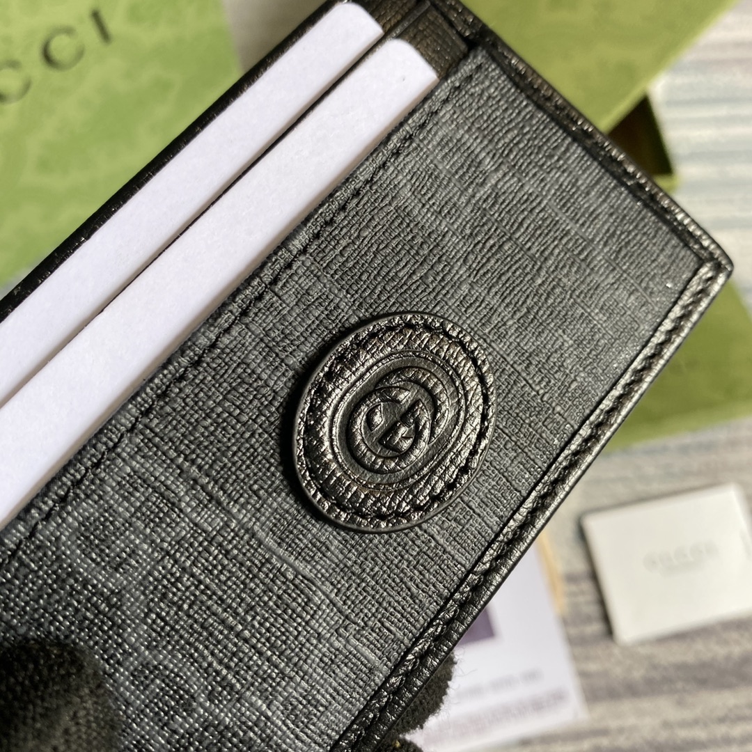 673002  Card case with Interlocking G, Gucci
