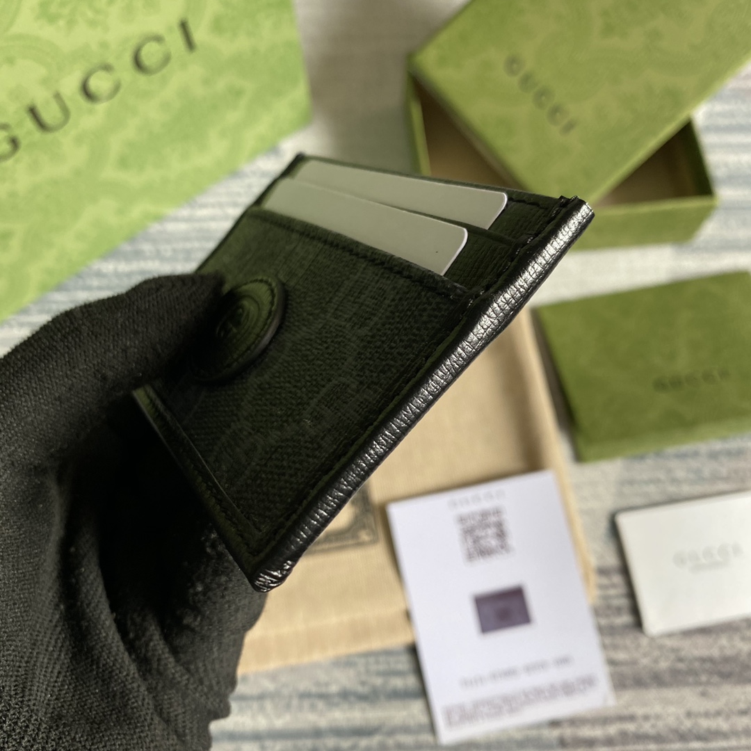 673002  Card case with Interlocking G, Gucci