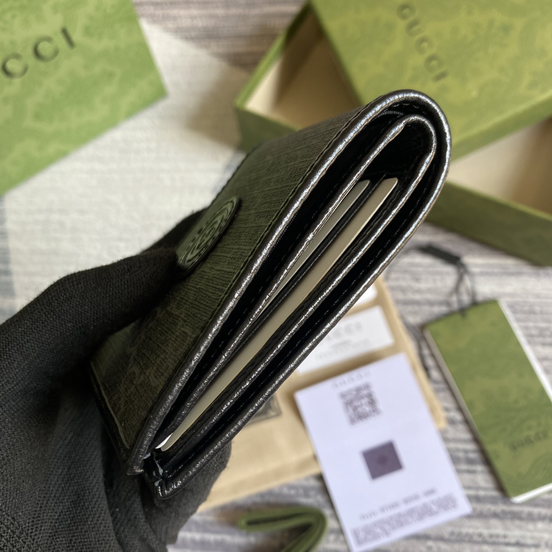 671652 Wallet with Interlocking G, Gucci
