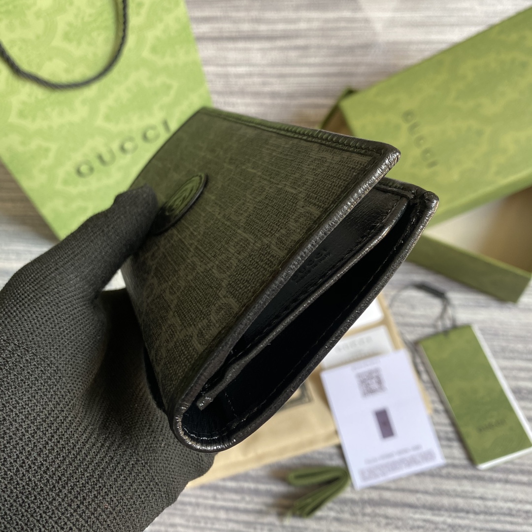 672947 Wallet with Interlocking G, Gucci