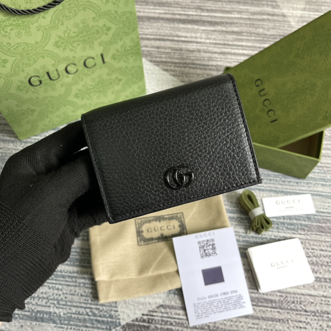 456126 GG Marmont card case wallet, Gucci