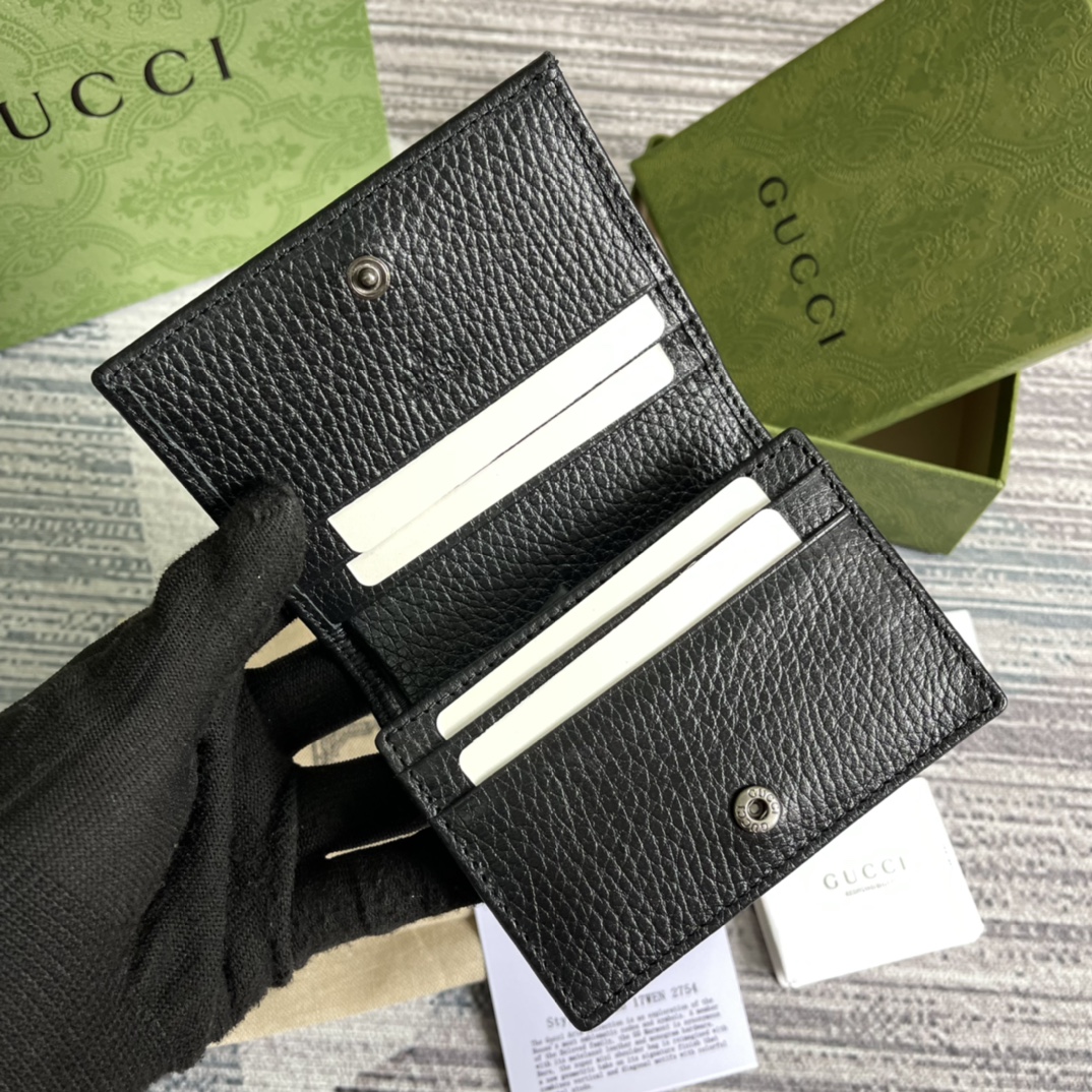 456126 GG Marmont card case wallet, Gucci