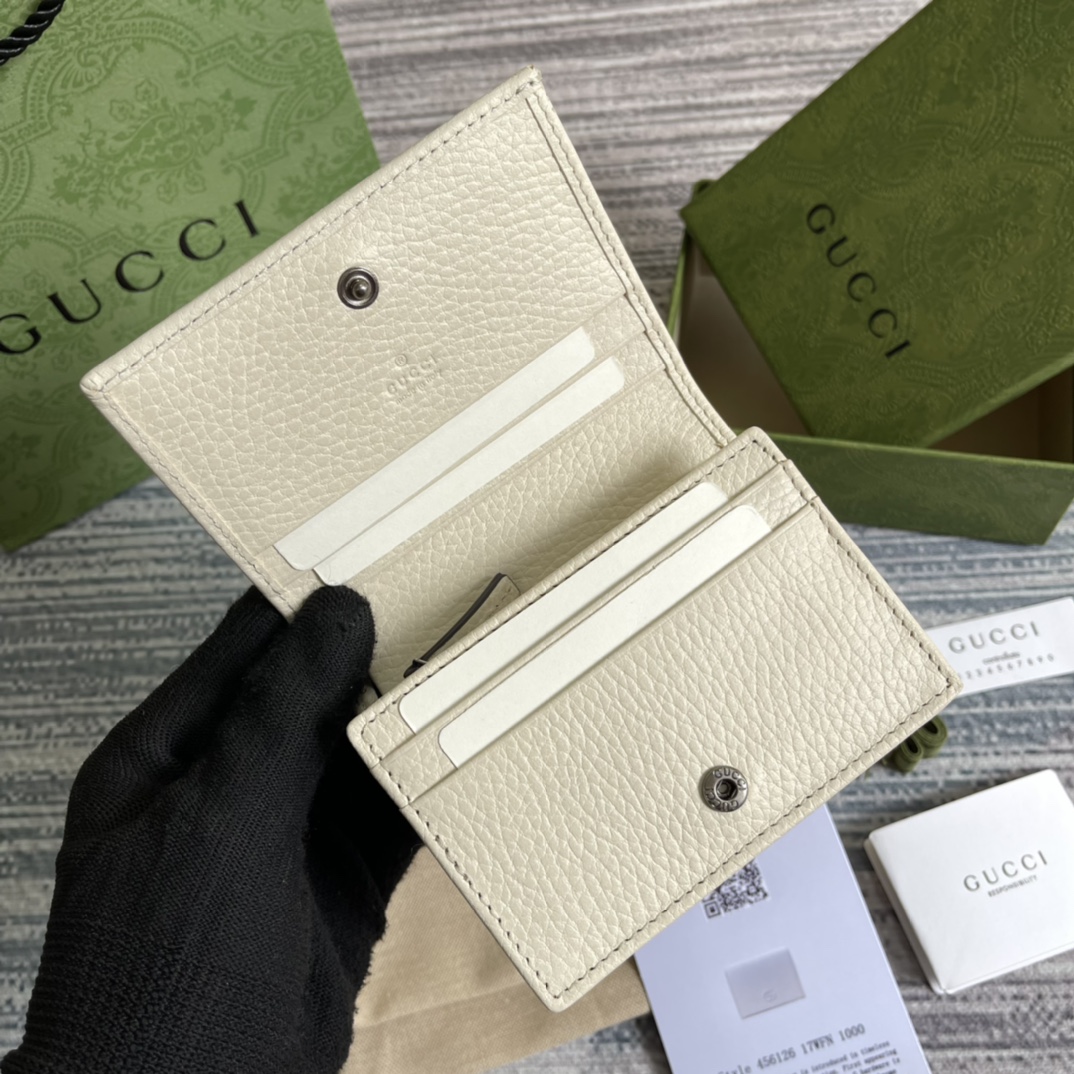 456126 GG Marmont card case wallet, Gucci