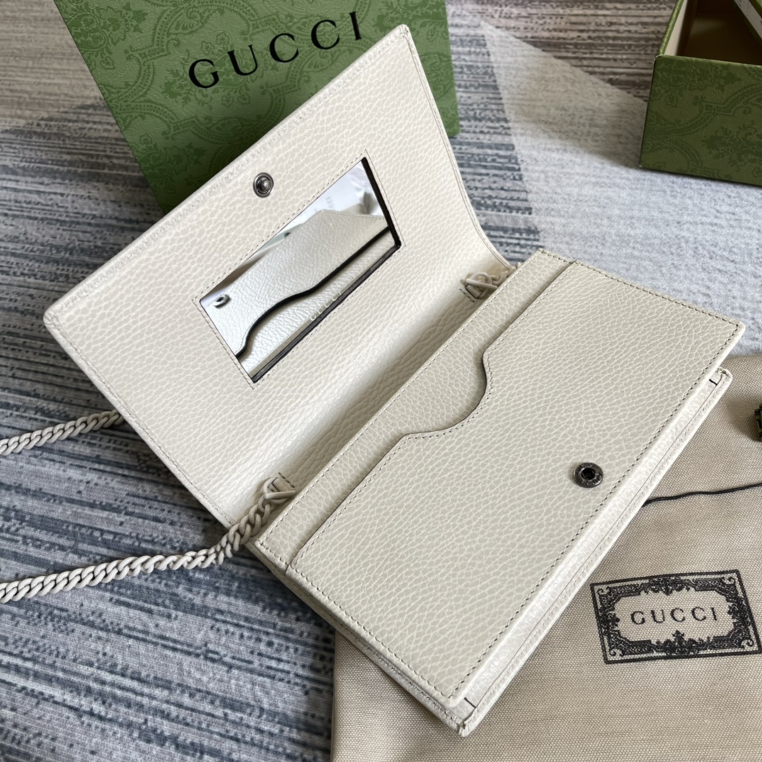 497985  GG Marmont chain wallet, Gucci Chain Wallets for Women