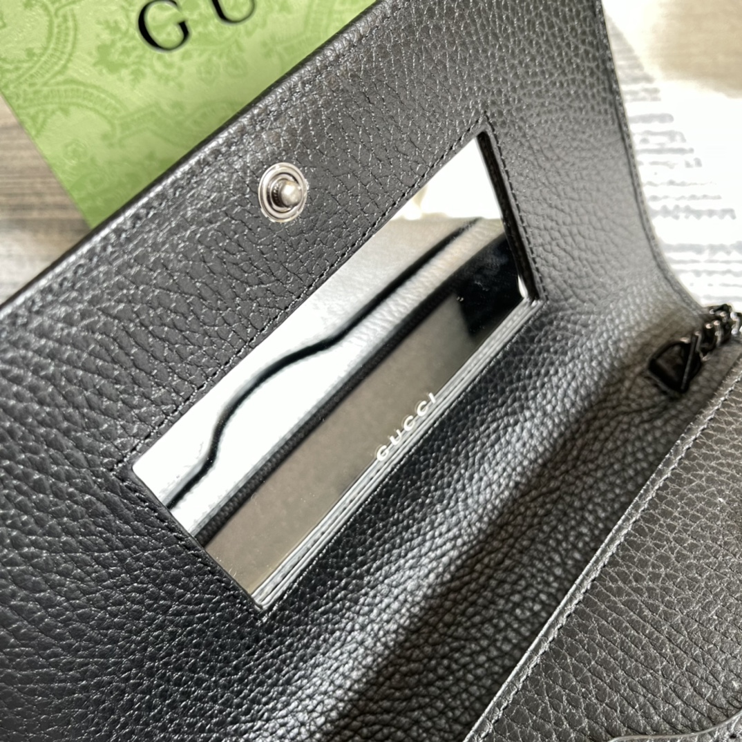 497985  GG Marmont chain wallet, Gucci Chain Wallets for Women