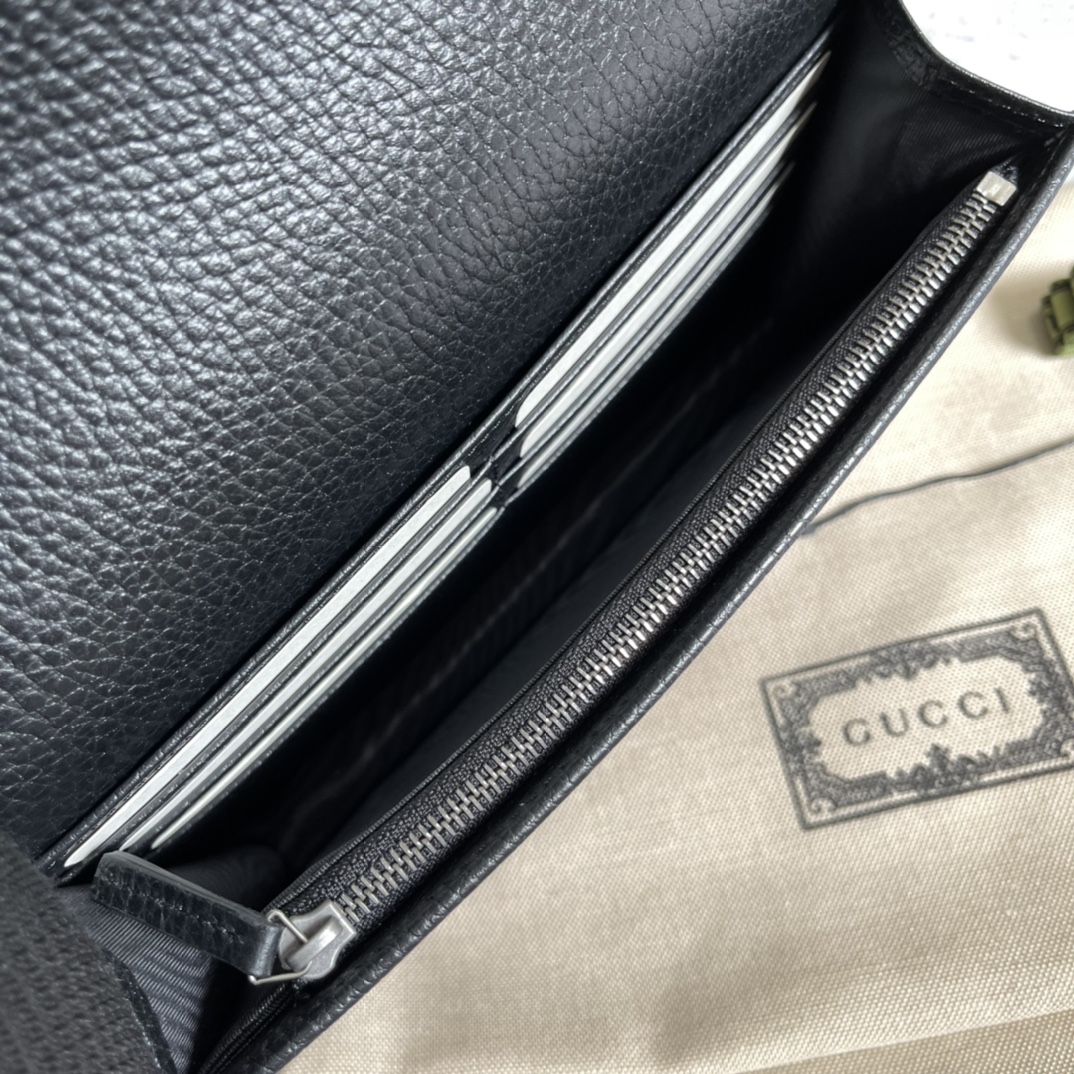 497985  GG Marmont chain wallet, Gucci Chain Wallets for Women
