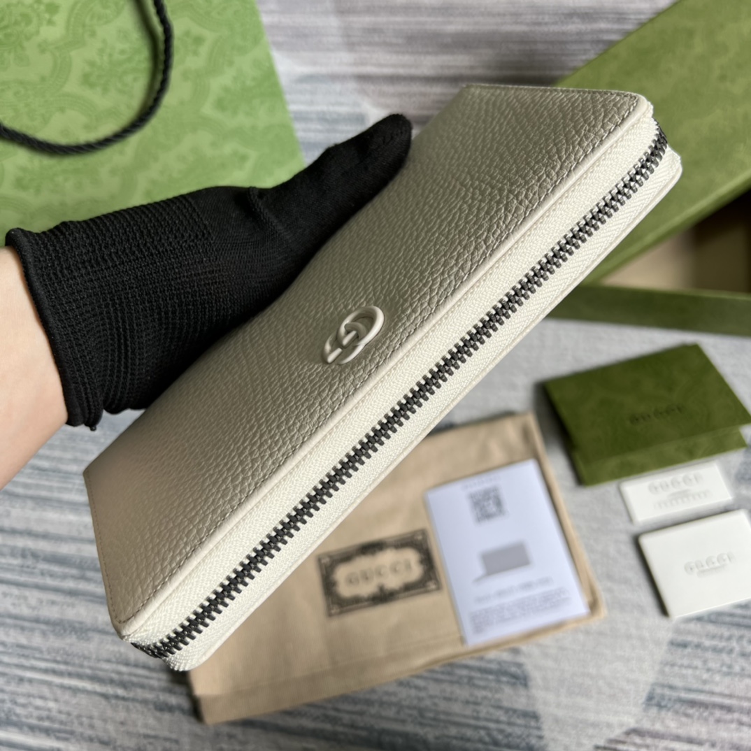 456117 GG Marmont zip around wallet, Gucci Zip Wallets for Women