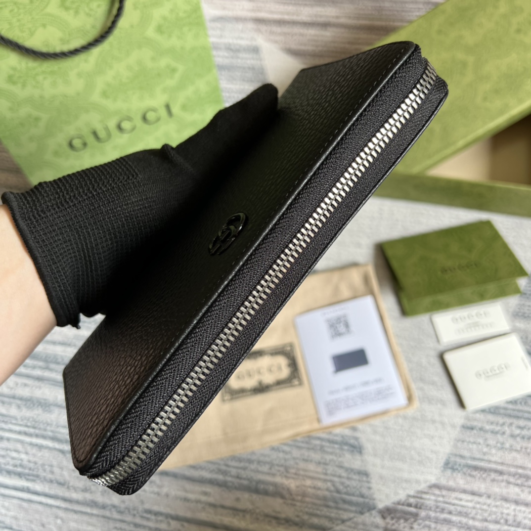 456117 GG Marmont zip around wallet, Gucci Zip Wallets for Women