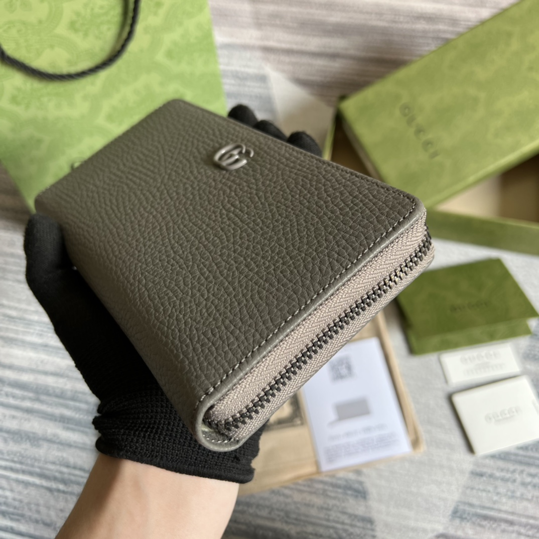 456117 GG Marmont zip around wallet, Gucci Zip Wallets for Women